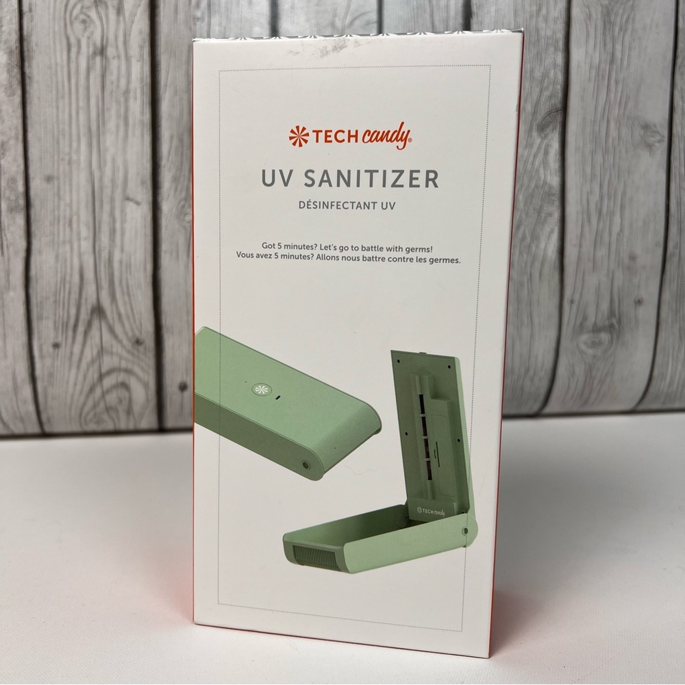 TECH candy 5 minute UV Sanitizer Light Mint NIB